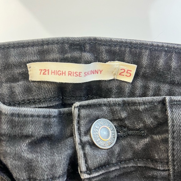 Levi’s 721 high rise skinny denim jeans r52-15 - Picture 3 of 3